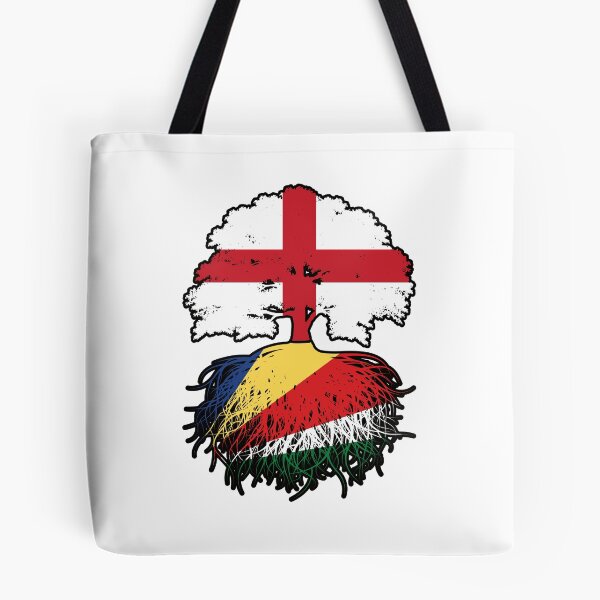 Item preview, Seychelles Seychellois English England Tree Roots Flag designed and sold by FlagX.