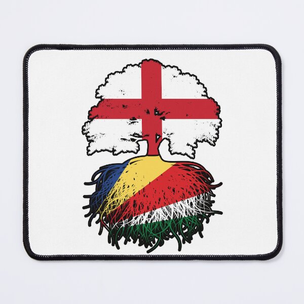 Item preview, Seychelles Seychellois English England Tree Roots Flag designed and sold by FlagX.