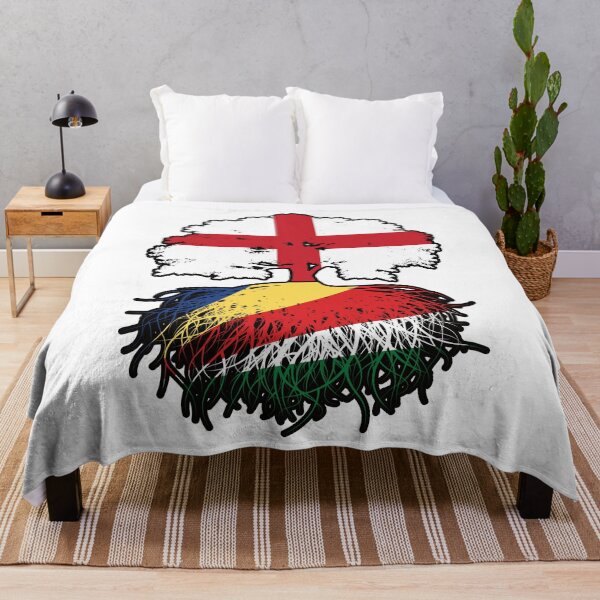 Item preview, Seychelles Seychellois English England Tree Roots Flag designed and sold by FlagX.