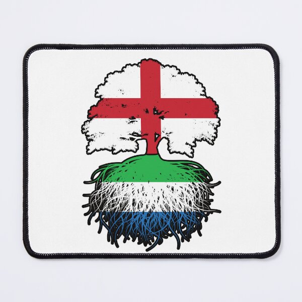 Item preview, Sierra Leone Sierra Leonean English England Tree Roots Flag designed and sold by FlagX.
