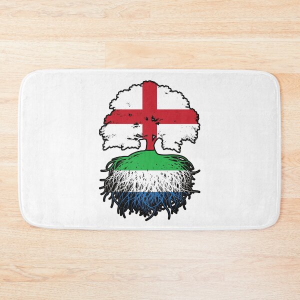 Item preview, Sierra Leone Sierra Leonean English England Tree Roots Flag designed and sold by FlagX.