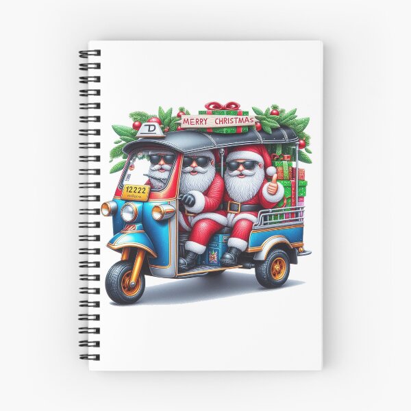 Item preview, Santa Driving a Tuk-Tuk in Thailand designed and sold by CeammiShop.