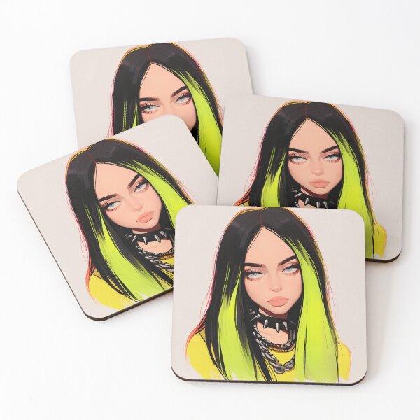 Item preview, Billie's hair inspired avatar designed and sold by Nowshin Tasnim.