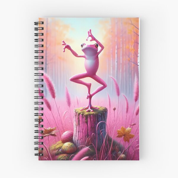 Item preview, Pink Frog Yoga designed and sold by ipan.