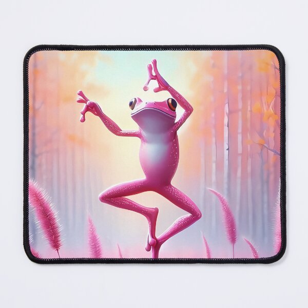 Item preview, Pink Frog Yoga designed and sold by ipan.
