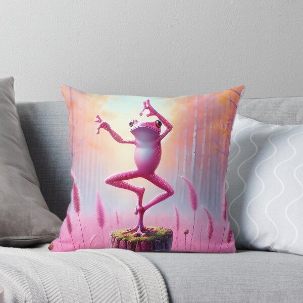 Item preview, Pink Frog Yoga designed and sold by ipan.