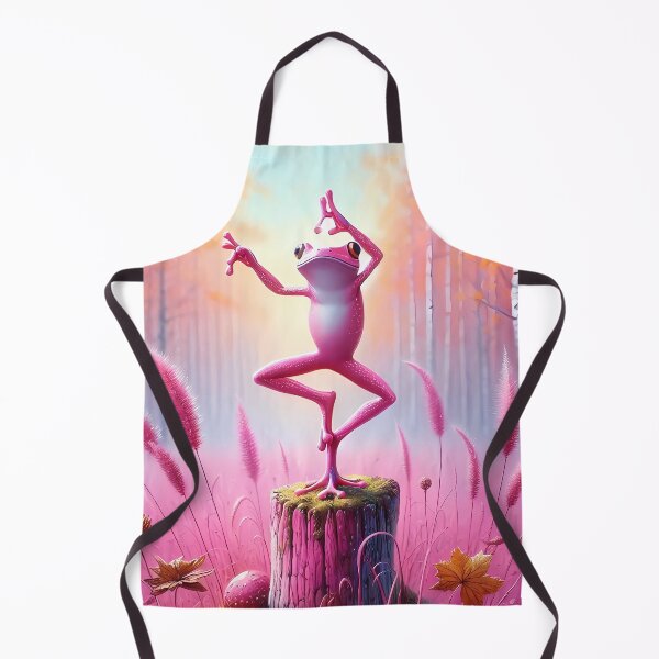 Item preview, Pink Frog Yoga designed and sold by ipan.
