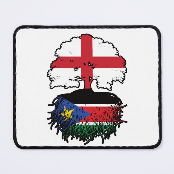 Item preview, South Sudan South Sudanese English England Tree Roots Flag designed and sold by FlagX.