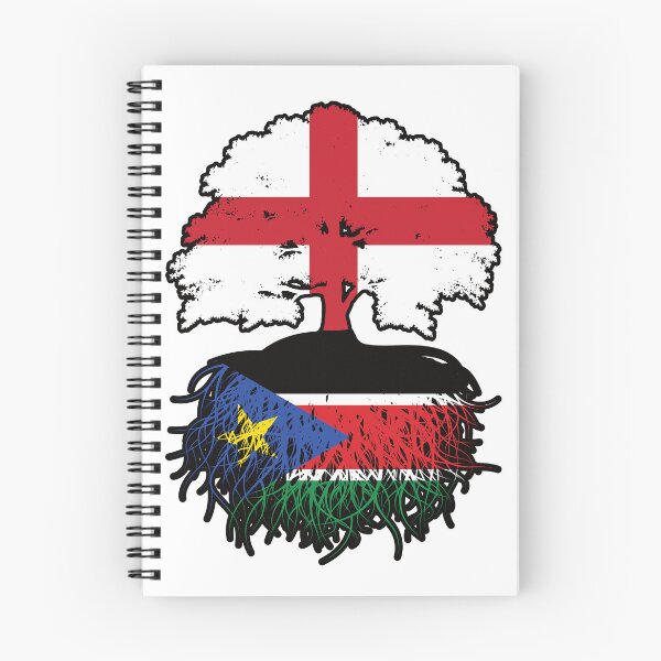 Item preview, South Sudan South Sudanese English England Tree Roots Flag designed and sold by FlagX.