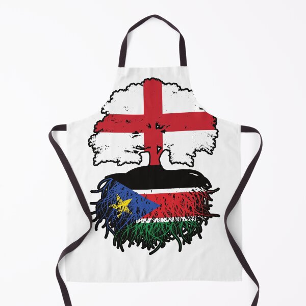 Item preview, South Sudan South Sudanese English England Tree Roots Flag designed and sold by FlagX.