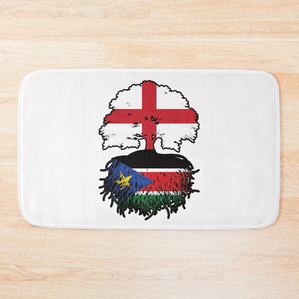 Item preview, South Sudan South Sudanese English England Tree Roots Flag designed and sold by FlagX.