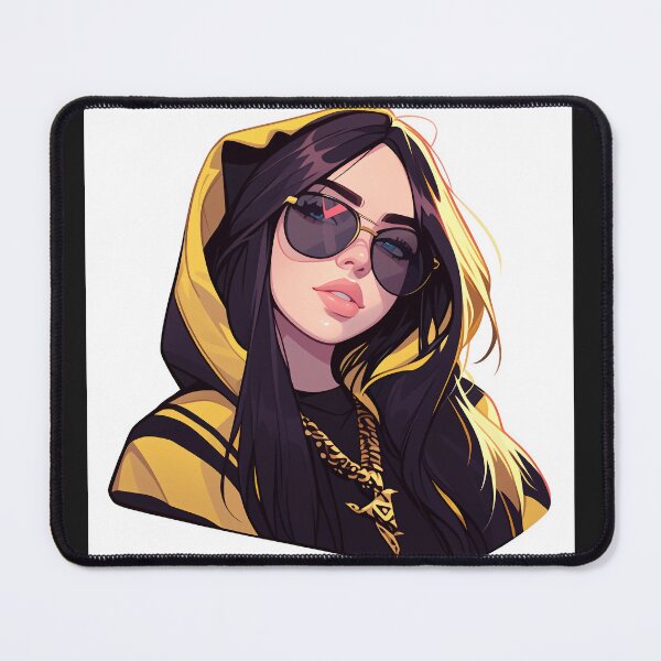 Item preview, Billie's hair inspired avatar designed and sold by Nowshin Tasnim.