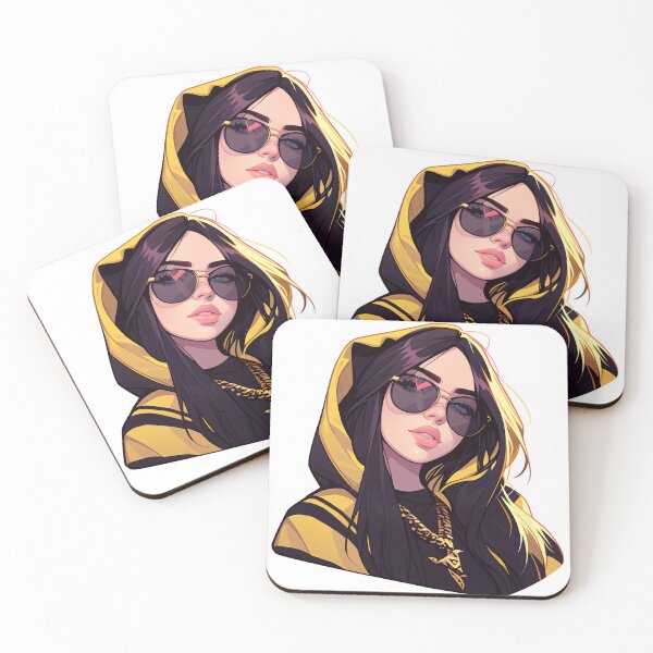 Item preview, Billie's hair inspired avatar designed and sold by Nowshin Tasnim.