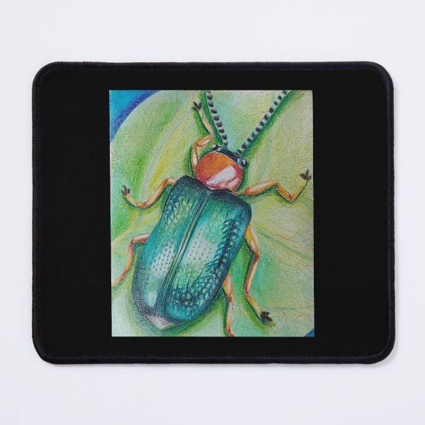 Item preview, Cereal Leaf Beetle on Leaf designed and sold by QreativeDesign.