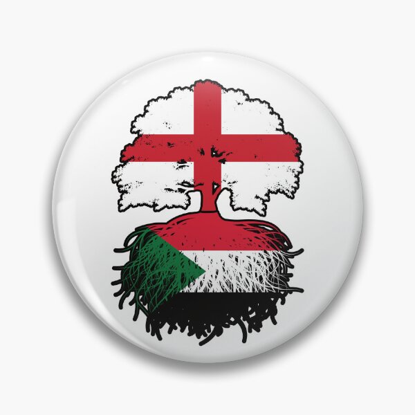 Item preview, Sudan Sudanese English England Tree Roots Flag designed and sold by FlagX.