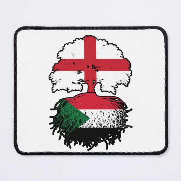 Item preview, Sudan Sudanese English England Tree Roots Flag designed and sold by FlagX.