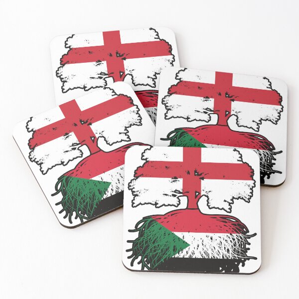 Item preview, Sudan Sudanese English England Tree Roots Flag designed and sold by FlagX.