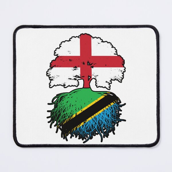 Item preview, Tanzania Tanzanian English England Tree Roots Flag designed and sold by FlagX.