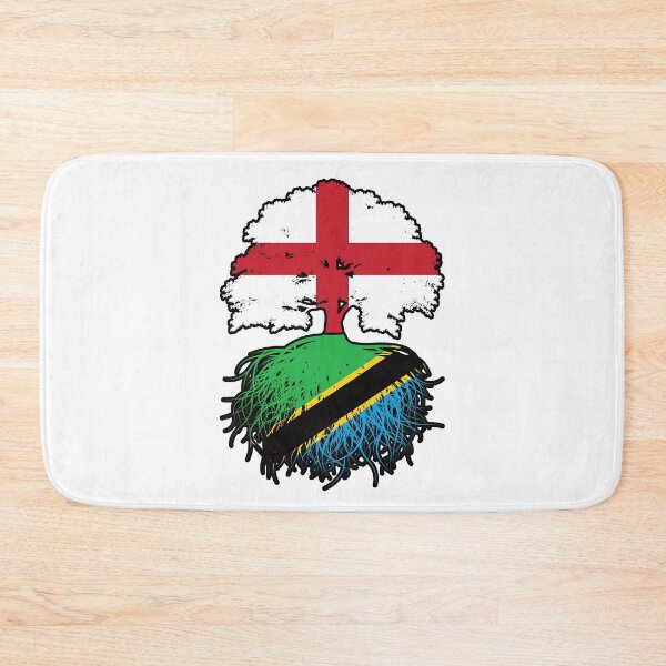 Item preview, Tanzania Tanzanian English England Tree Roots Flag designed and sold by FlagX.