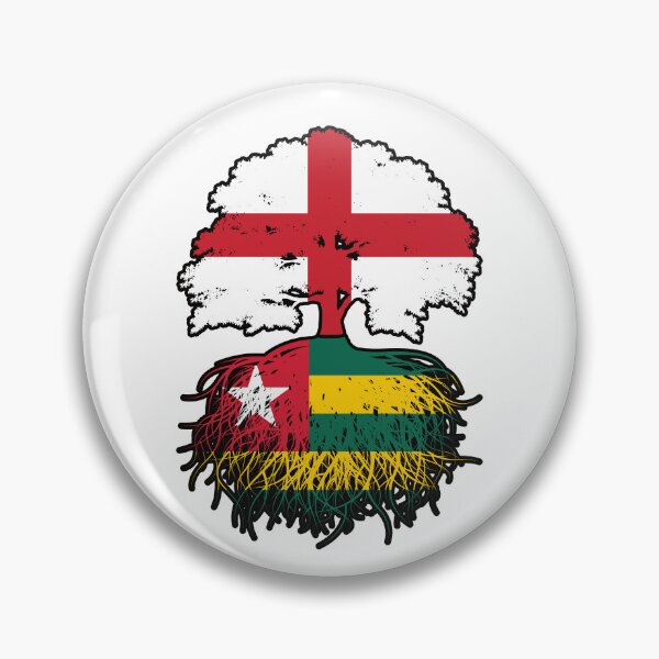 Item preview, Togo Togolese English England Tree Roots Flag designed and sold by FlagX.