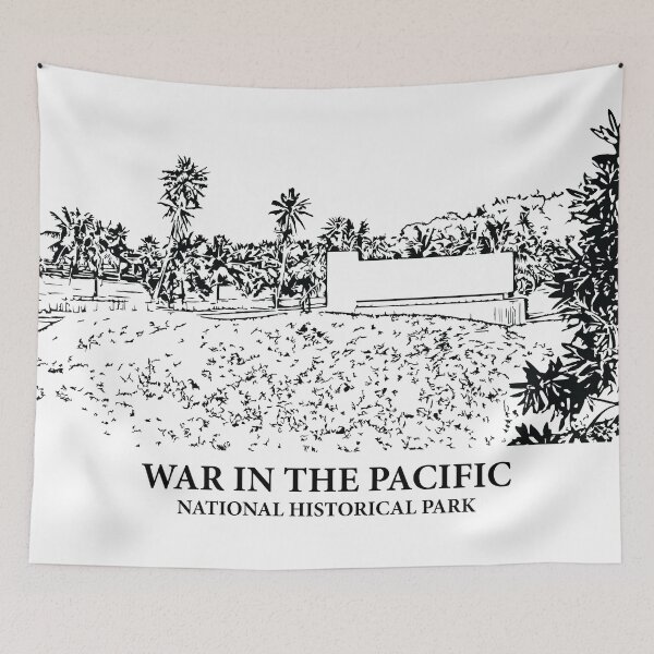 Item preview, War in the Pacific National Historical Park designed and sold by Lakeric Cityscapes.