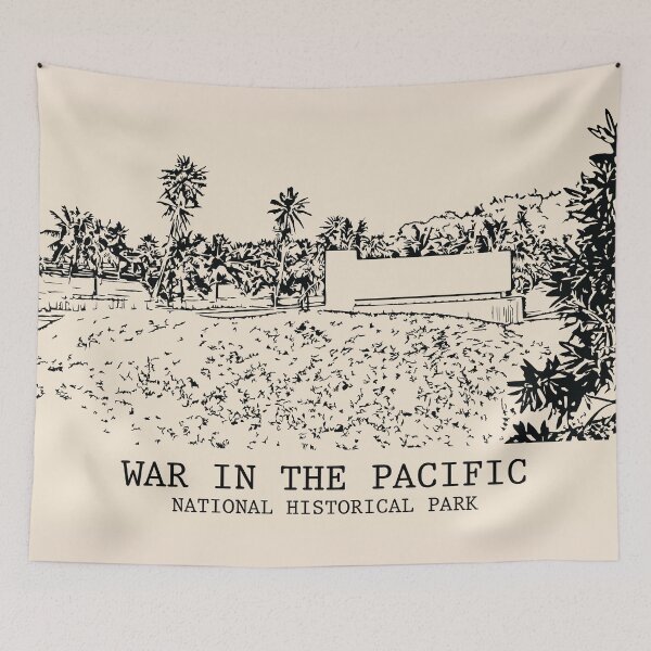 Item preview, War in the Pacific National Historical Park designed and sold by Lakeric Cityscapes.