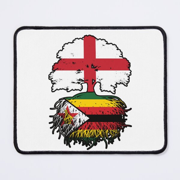 Item preview, Zimbabwe Zimbabwean English England Tree Roots Flag designed and sold by FlagX.