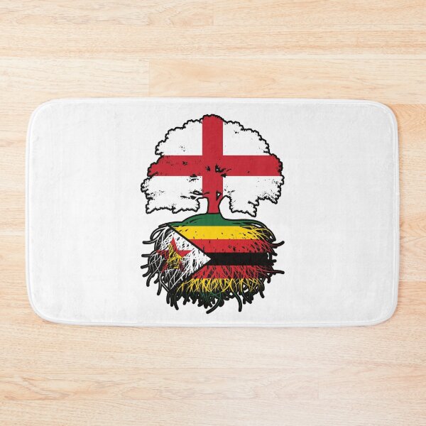 Item preview, Zimbabwe Zimbabwean English England Tree Roots Flag designed and sold by FlagX.