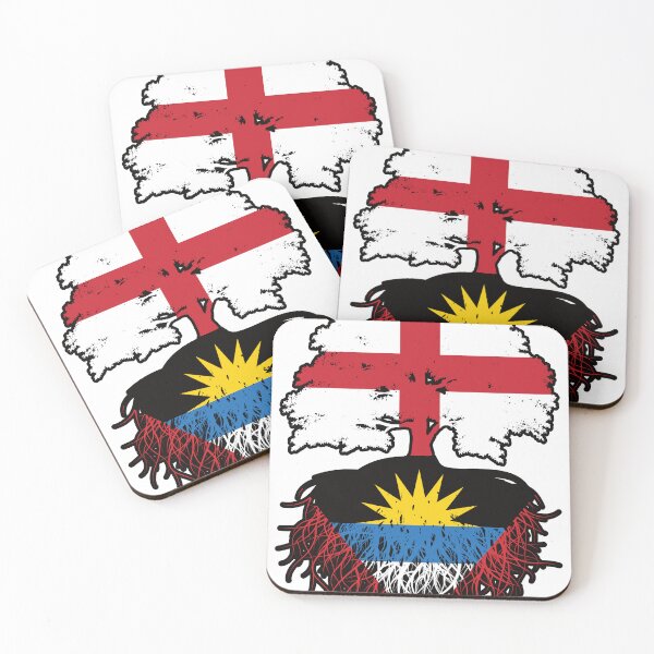 Item preview, Antigua Antiguan English England Tree Roots Flag designed and sold by FlagX.