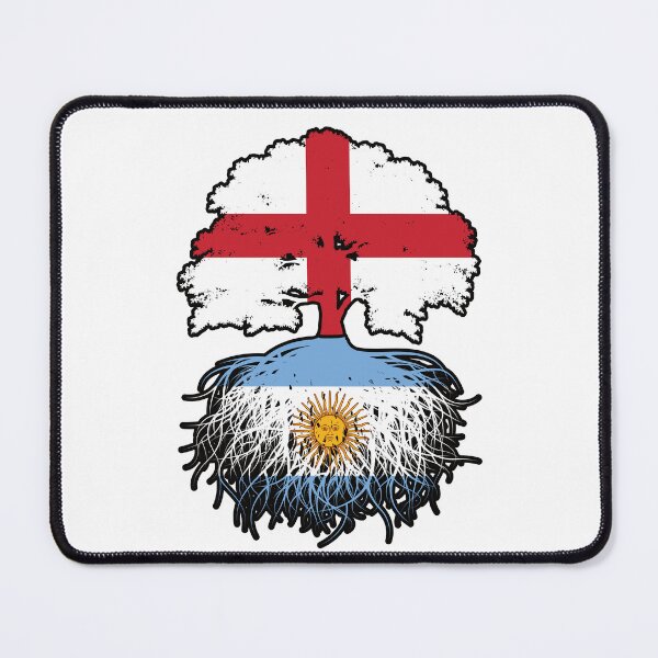 Item preview, Argentina Argentine English England Tree Roots Flag designed and sold by FlagX.