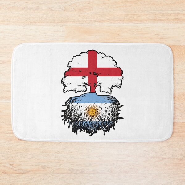 Item preview, Argentina Argentine English England Tree Roots Flag designed and sold by FlagX.