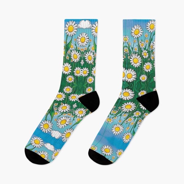 Item preview, Field of daisies designed and sold by magenta-dream.
