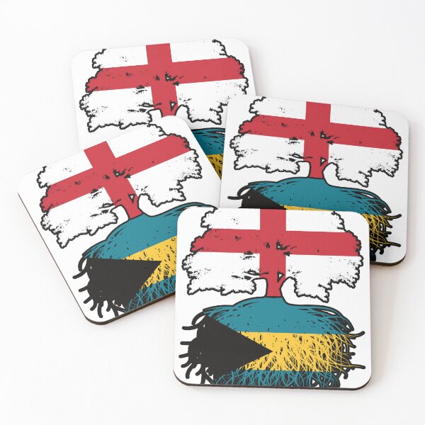 Item preview, Bahamas Bahamian English England Tree Roots Flag designed and sold by FlagX.