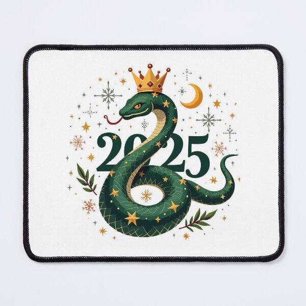 Item preview, snake christmas / christmas 2025 designed and sold by Krasnovaovaova.