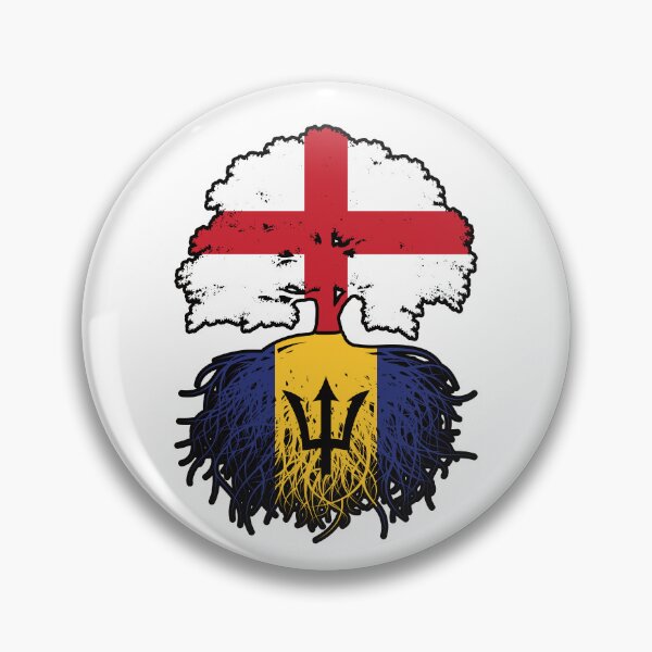 Item preview, Barbados Barbadian English England Tree Roots Flag designed and sold by FlagX.
