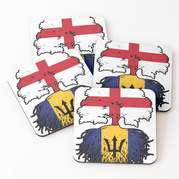 Item preview, Barbados Barbadian English England Tree Roots Flag designed and sold by FlagX.
