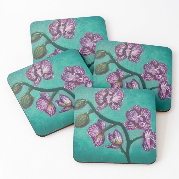Item preview, Purple Orchids designed and sold by OtherworldCraft.