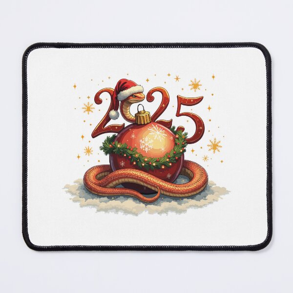 Item preview, snake christmas / christmas 2025 designed and sold by Krasnovaovaova.