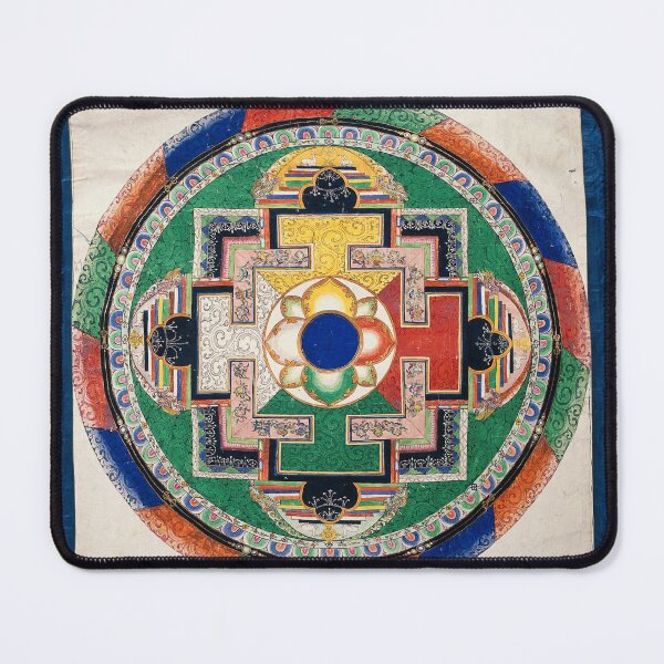 Item preview, Tibetan Mandala, Cultural Symbols, Artifacts of Tibet, Buddhist Symbols designed and sold by CulturalCurios.