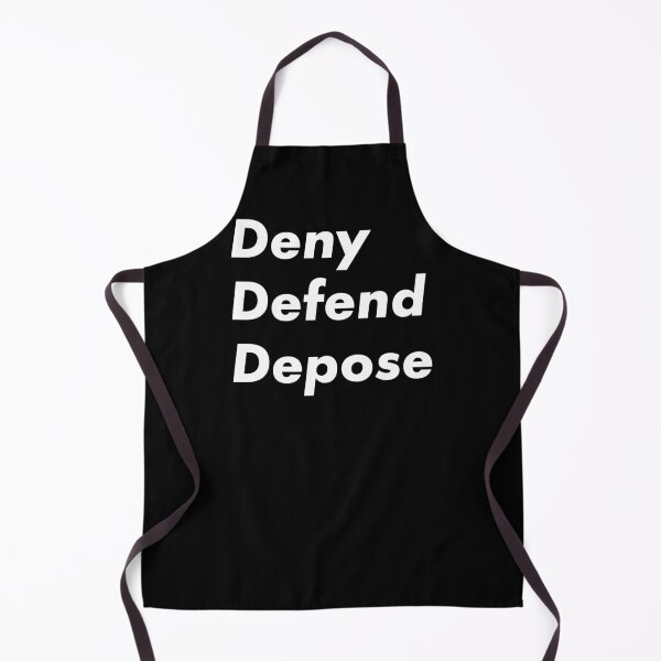 Item preview, Deny Defend Depose Bold Statement Typography Design designed and sold by thegoodwordsco.
