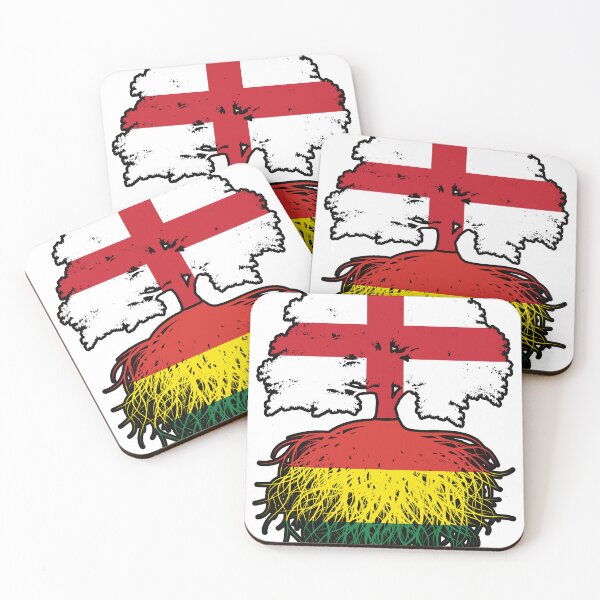 Item preview, Bolivia Bolivian English England Tree Roots Flag designed and sold by FlagX.