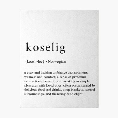 Item preview, Koselig Definition designed and sold by Alberto Dominguez.