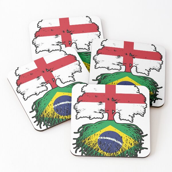 Item preview, Brazil Brazilian English England Tree Roots Flag designed and sold by FlagX.