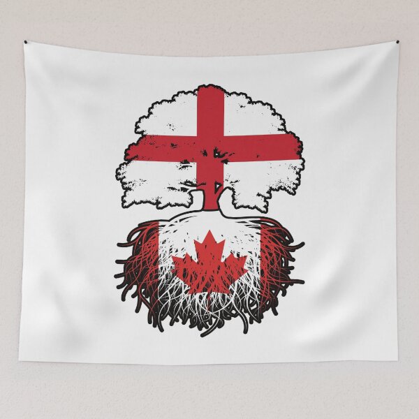 Item preview, Canada Canadian English England Tree Roots Flag designed and sold by FlagX.