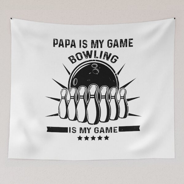 Item preview, Copy of papa is my name bowling is my game Funny bowler for Grandpa Tee Papa Dad Men designed and sold by limanol.
