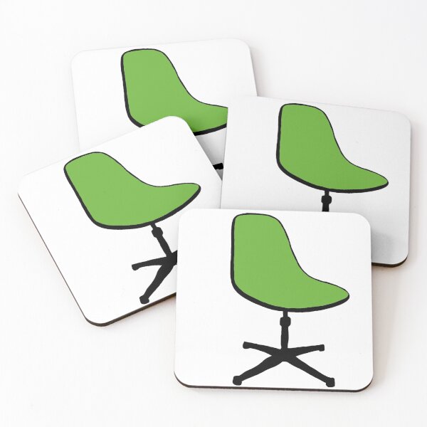 Item preview, Green Retro Swivel Office Chair  designed and sold by CreepingWillow.