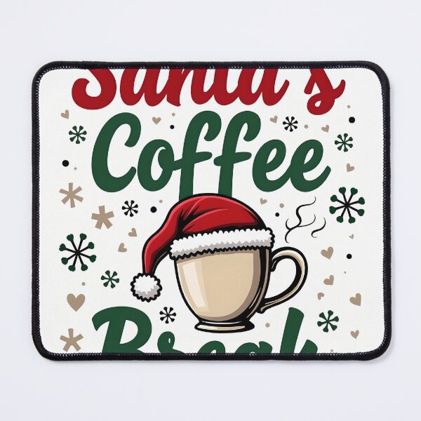 Item preview, Santa’s Coffee Break - Festive Holiday  designed and sold by RAOGY.