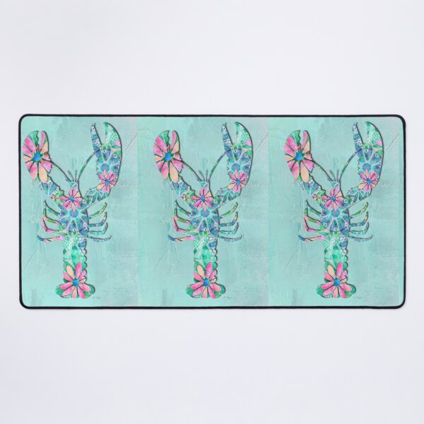 Item preview, Dancing Daisies Lobster Beach Art 1 On Light Blue designed and sold by Sharon Cummings Art.