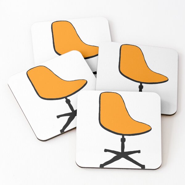 Item preview, Orange Retro Swivel Office Chair  designed and sold by CreepingWillow.