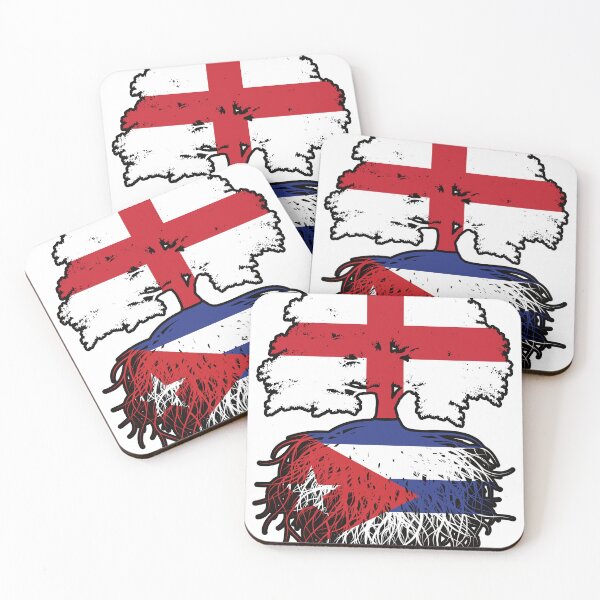 Item preview, Cuba Cuban English England Tree Roots Flag designed and sold by FlagX.